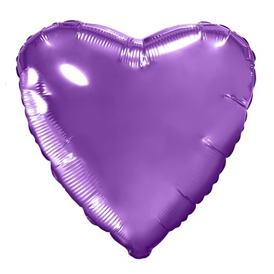 Сердце пурпурное 45см