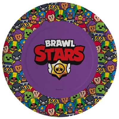 Тарелки Brawl Stars Герои, 23 см, 6 шт.