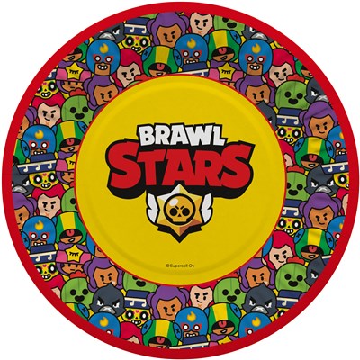 Тарелки Brawl Stars Герои, 18 см, 6 шт.