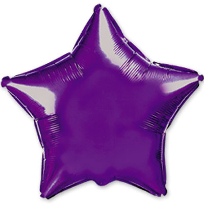 Звезда фиолетовая 45см