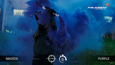 Цветной дым Maxsem Smoking Fountain (фиолетовый)