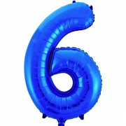 Цифра 6 (Синяя)