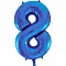 Цифра 8 (Синяя)