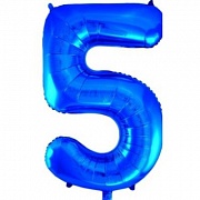 Цифра 5 (Синяя)