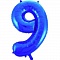 Цифра 9 (Синяя)
